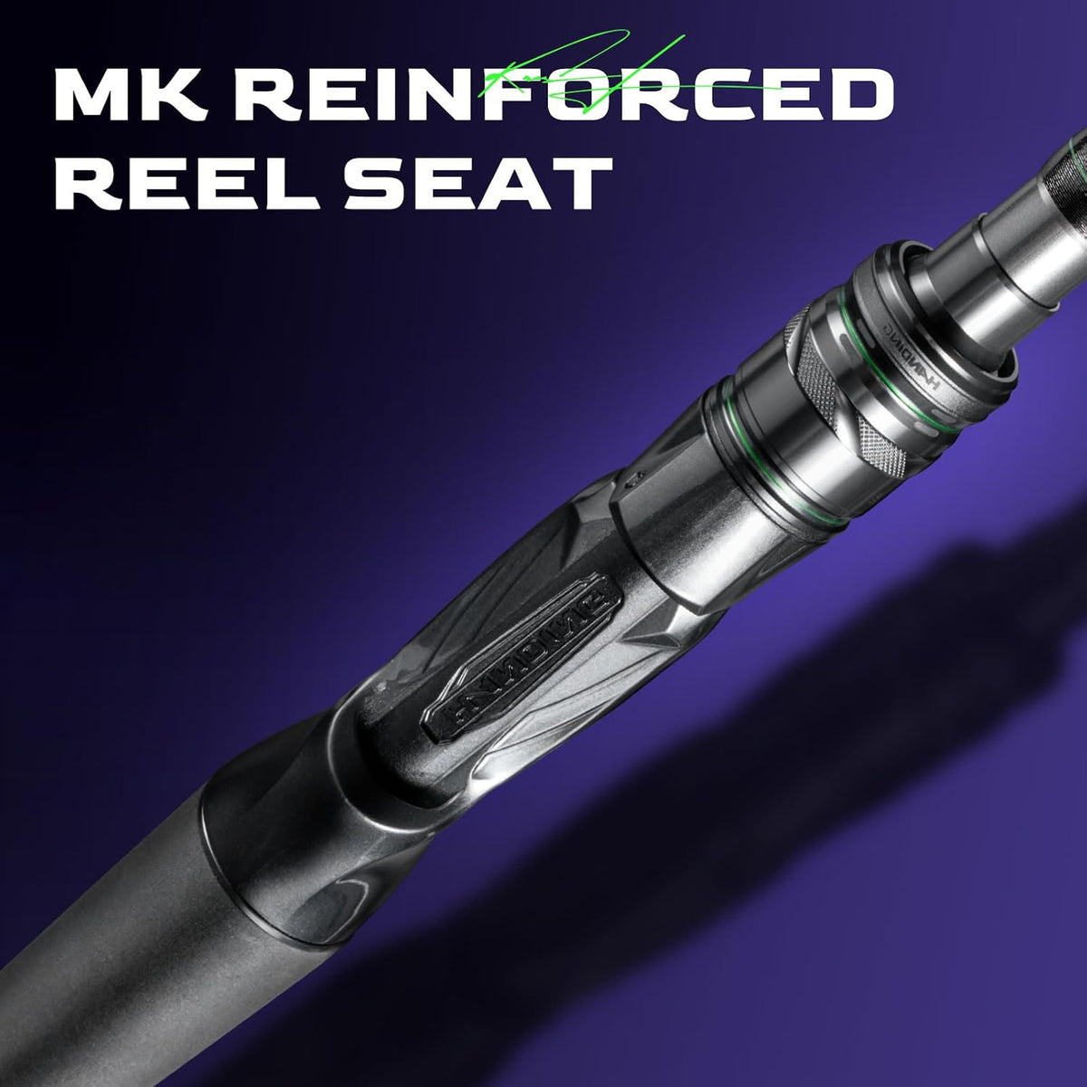 HANDING M1 Pike Heavy Casting Rod 2-Piece Musky Rod Swimbait Rod | Heavy Fishing Rod for Pike Musky Catfish Striped Bass Freshwater Big Bait Rod