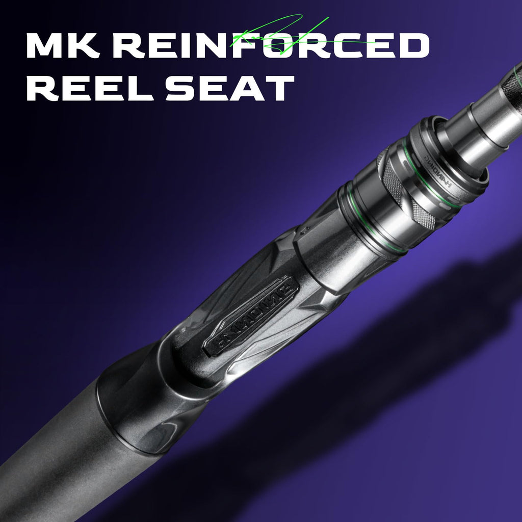 HANDING M1 Pike Heavy Casting Rod 2-Piece Musky Rod Swimbait Rod | Heavy Fishing Rod for Pike Musky Catfish Striped Bass Freshwater Big Bait Rod