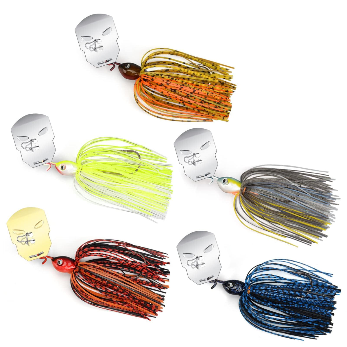 KastKing MadBite Bladed Jigs (3 or 5-Pack)