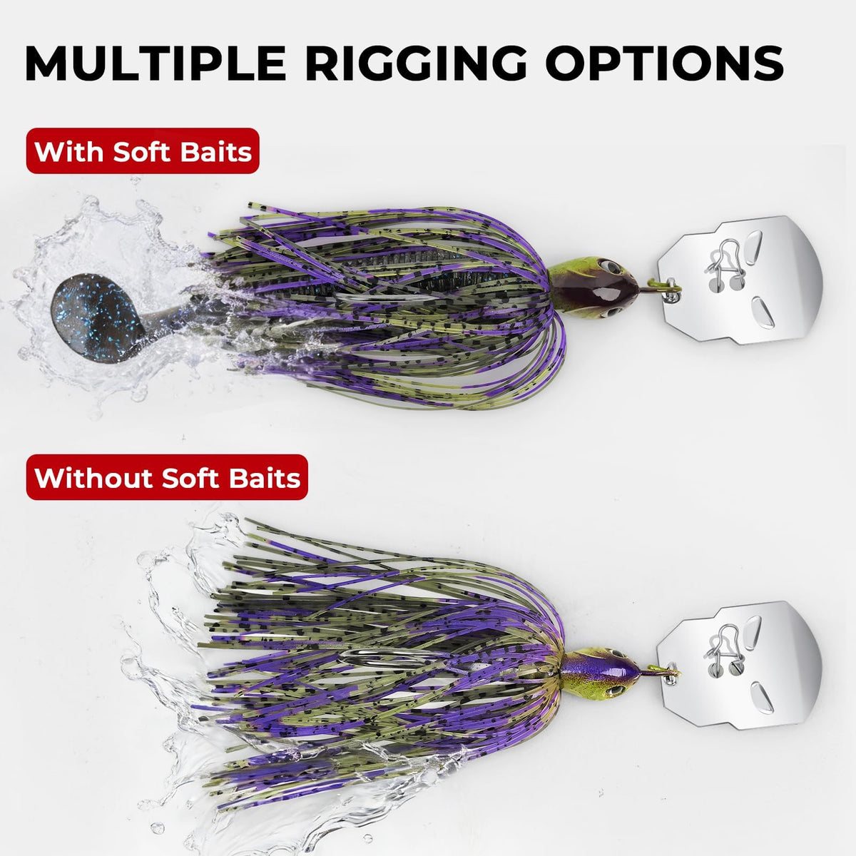 KastKing MadBite Bladed Jigs (3 or 5-Pack)
