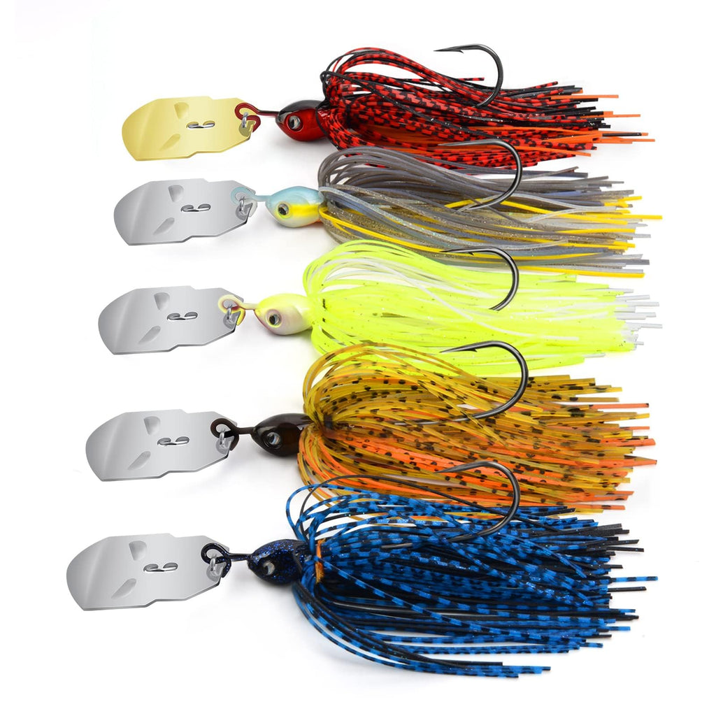 KastKing MadBite Bladed Jigs (3 or 5-Pack)