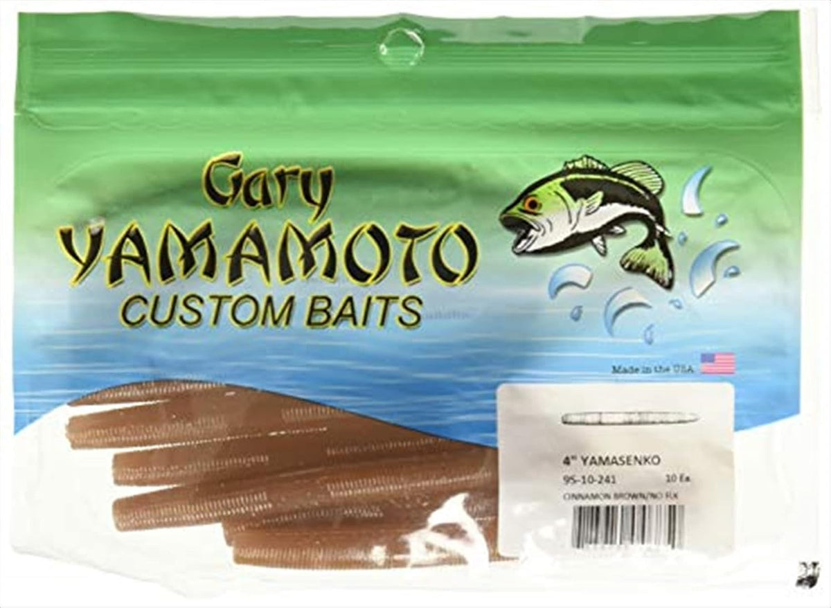 Yamamoto 5" Senko Soft Stick Bait, 10-Pack, Bass Fishing Soft Plastic Lure, Multiple Colors