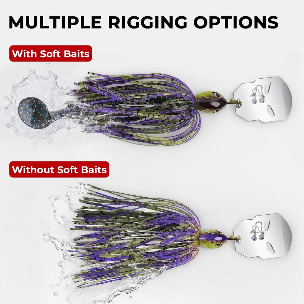 KastKing MadBite Bladed Jigs (3 or 5-Pack)