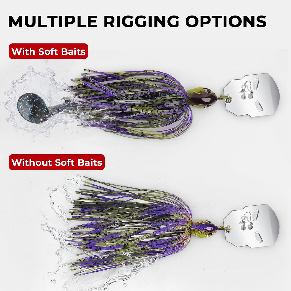 KastKing MadBite Bladed Jigs (3 or 5-Pack)