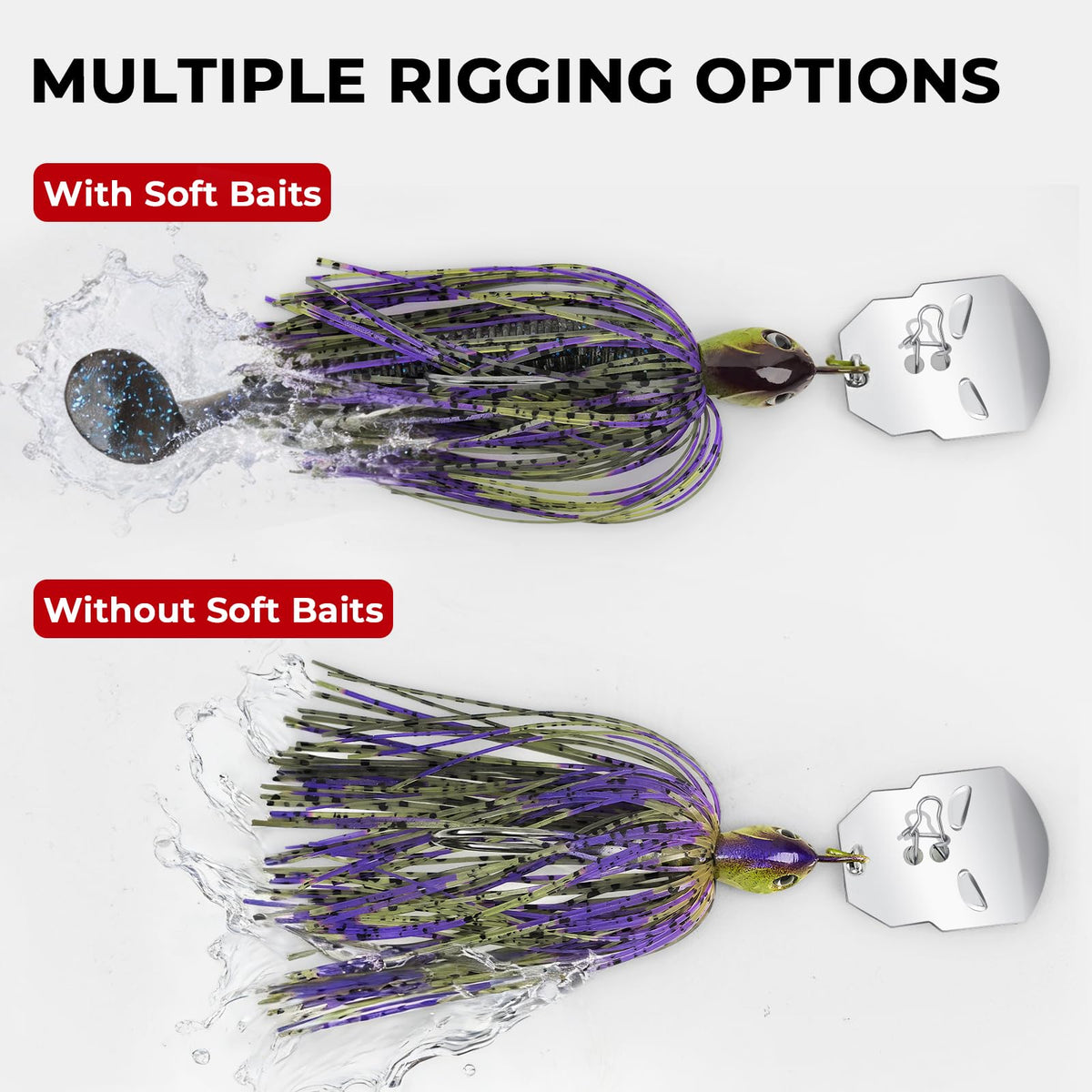 KastKing MadBite Bladed Jigs (3 or 5-Pack)