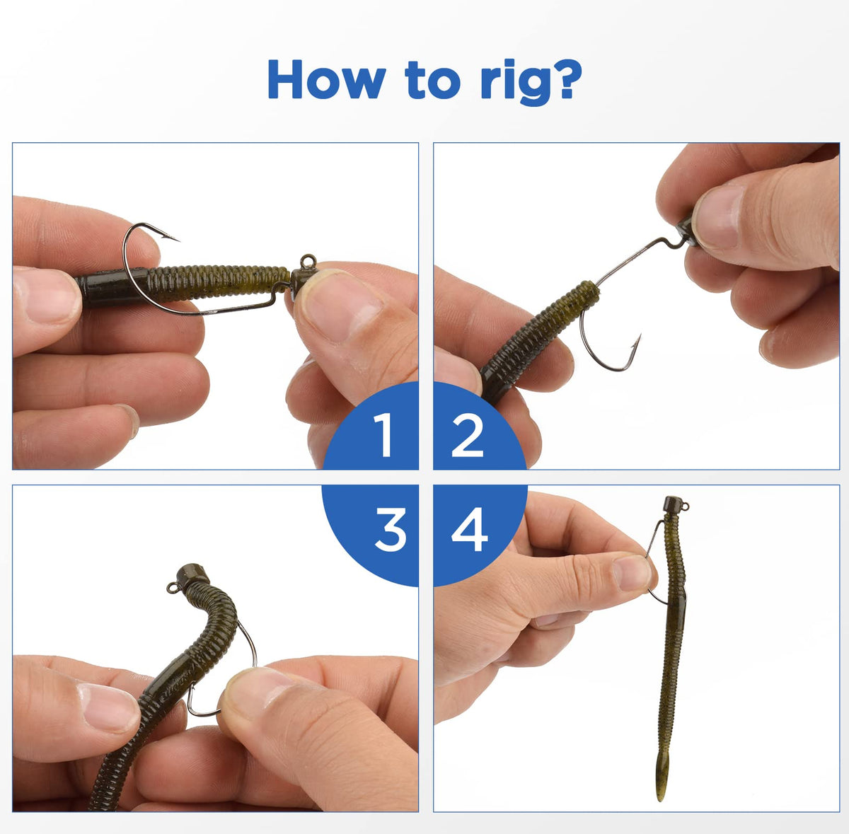 KastKing Ned Rig Jig Heads for Bass Fishing