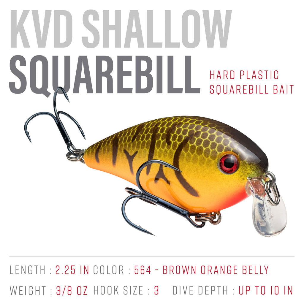 Strike King KVD 1.5 Shallow Square Bill Crankbait
