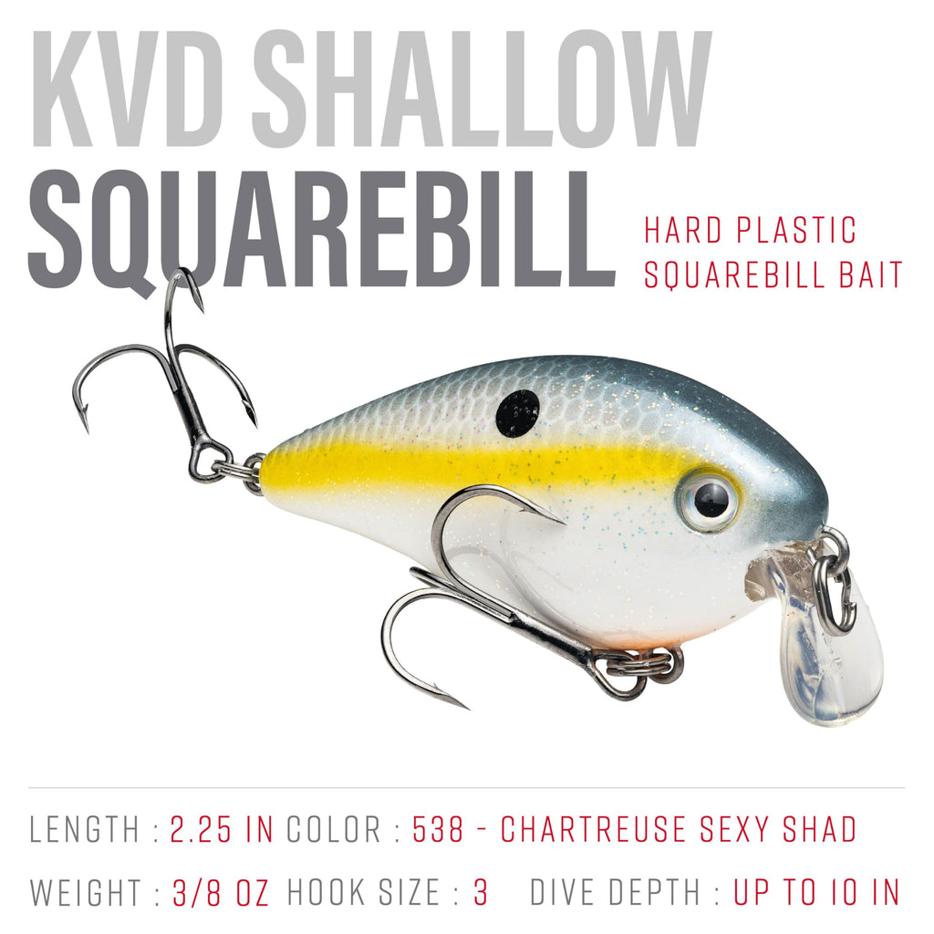 Strike King KVD 1.5 Shallow Square Bill Crankbait