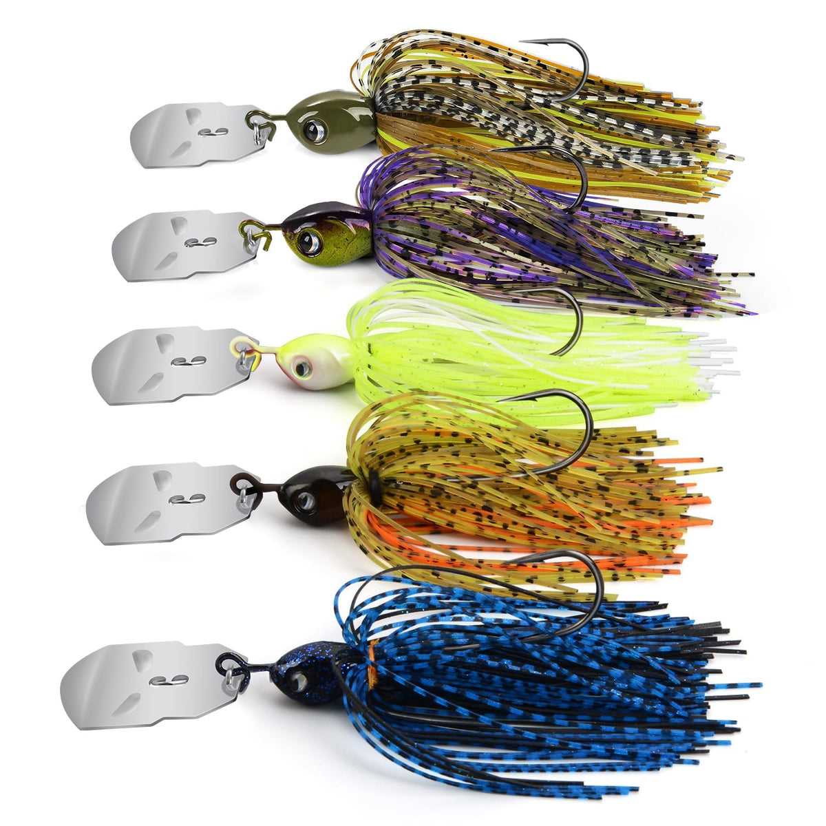 KastKing MadBite Bladed Jigs (3 or 5-Pack)