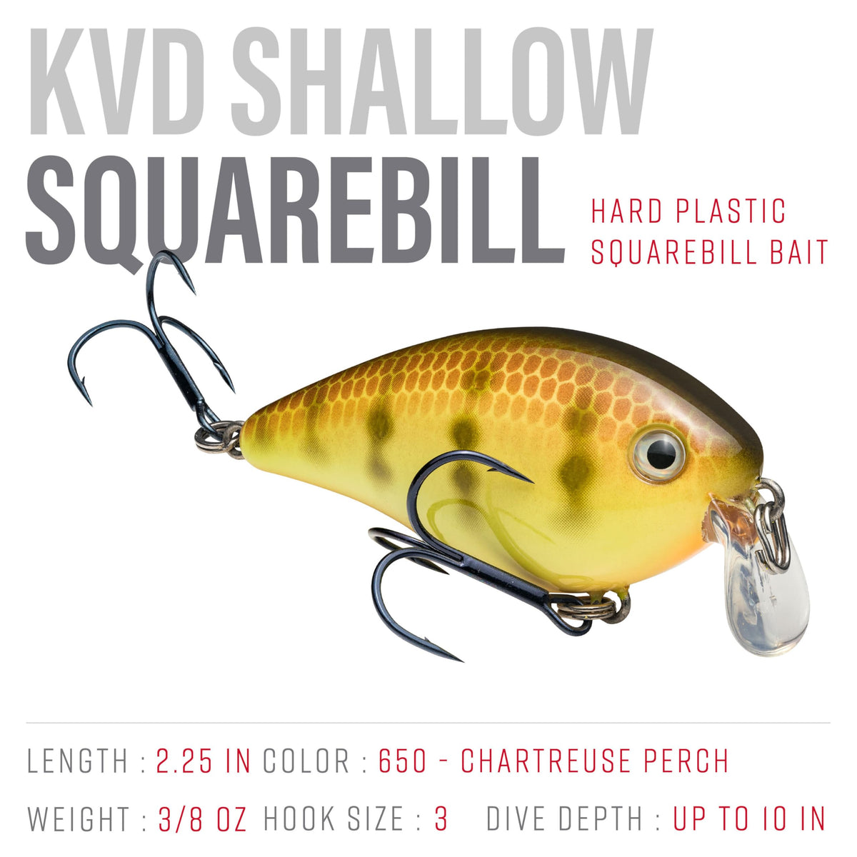 Strike King KVD 1.5 Shallow Square Bill Crankbait