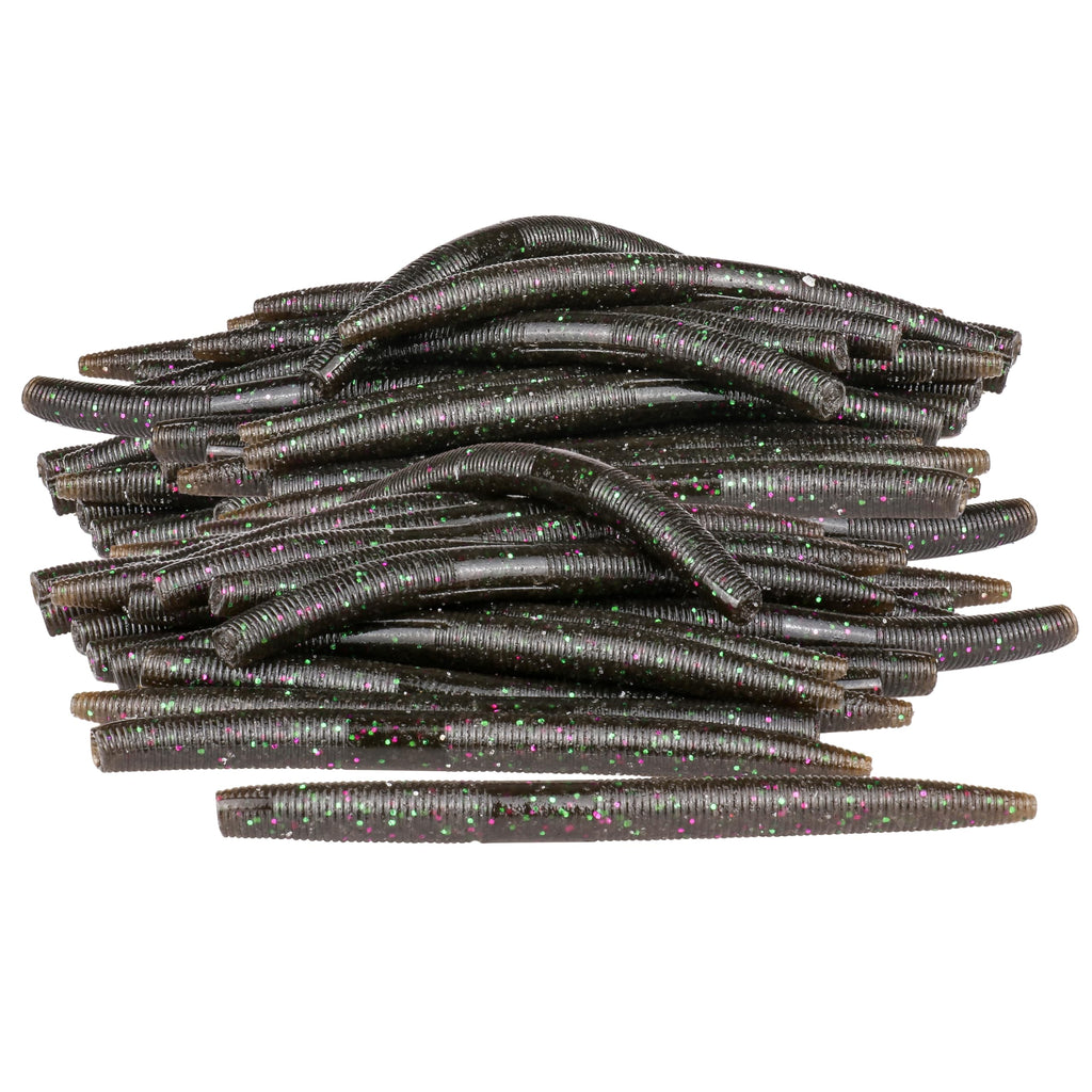 PROBITE Senko Worms 100-Pack | 3/4/5/6" Soft Plastic Bass Lures